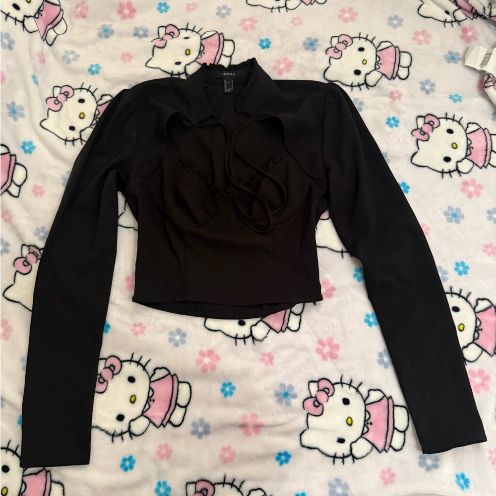 Elegant Black Women's Top
